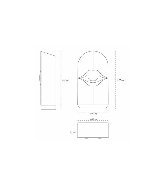 Lulu Scarlet Splendour Meuble de Rangement