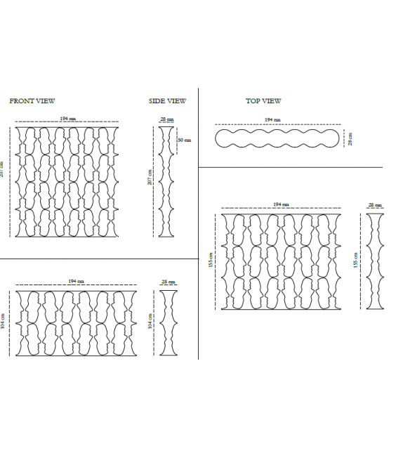 Ego Scarlet Splendour Biombo
