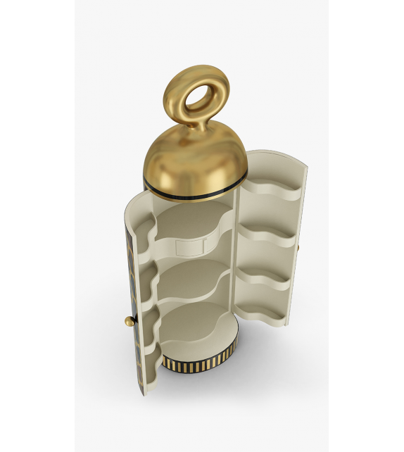 Madame Verdoux Black Gold Scarlet Splendour Meuble Bar