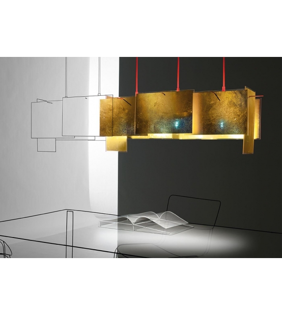 24 Karat Blau M Ingo Maurer Pendant Lamp