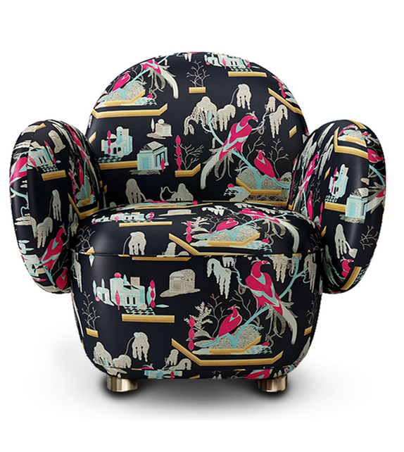 Dolce Scarlet Splendour Armchair