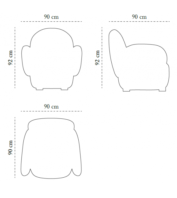 Dolce Scarlet Splendour Armchair