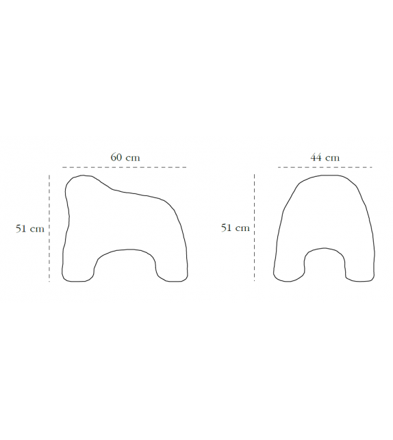 Pouf Puppy Scarlet Splendour