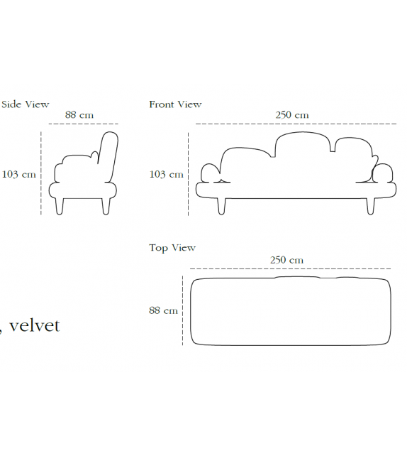 Cirrus Scarlet Splendour Canapé