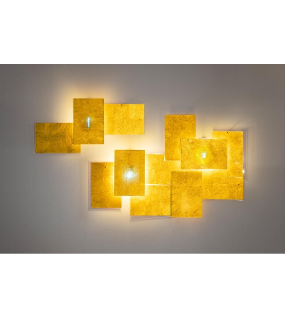 24 Karat Blau Flat Ingo Maurer Lampada da Parete