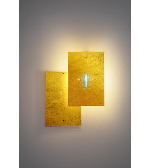 24 Karat Blau Flat Ingo Maurer Wandleuchte