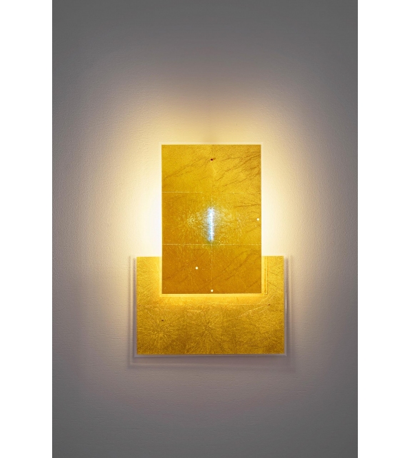 24 Karat Blau Flat Ingo Maurer Lámpara de Pared