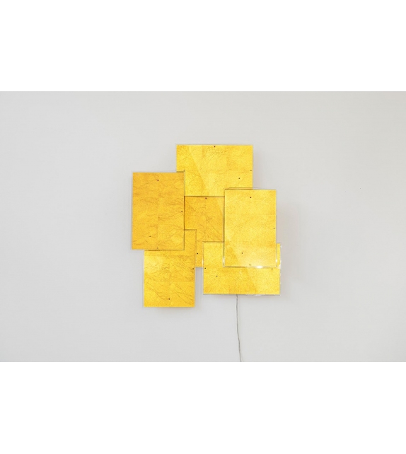 24 Karat Blau Flat Ingo Maurer Lámpara de Pared