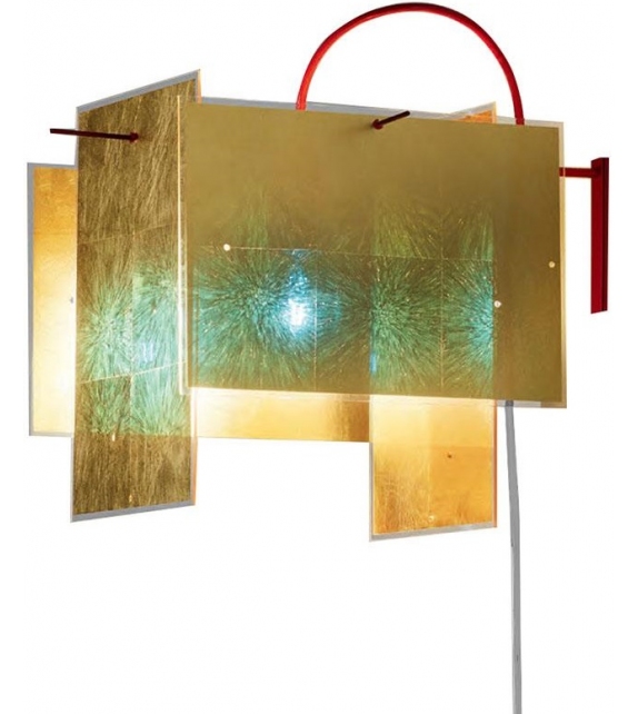 24 Karat Blau Ingo Maurer Wandleuchte