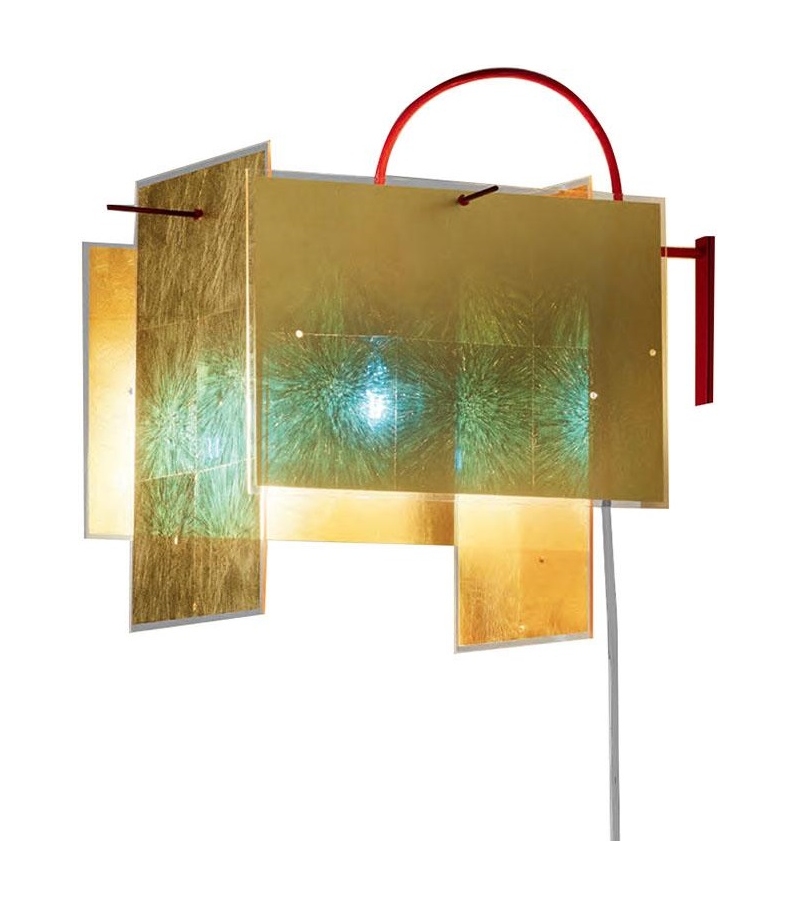 24 Karat Blau Ingo Maurer Lampada da Parete