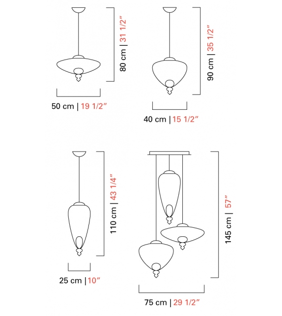 Padma Barovier&Toso Pendant Lamp