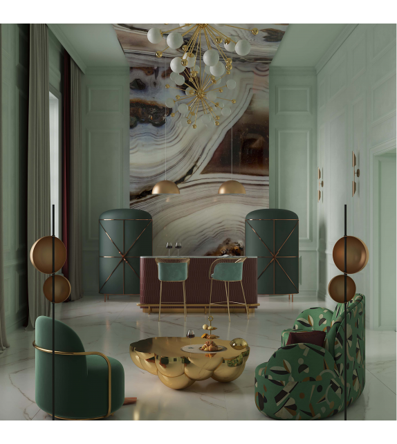 Wolk Scarlet Splendour Tisch