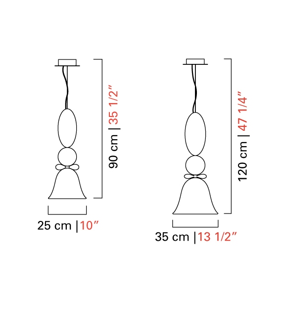 Perseus Barovier&Toso Lampada a Sospensione