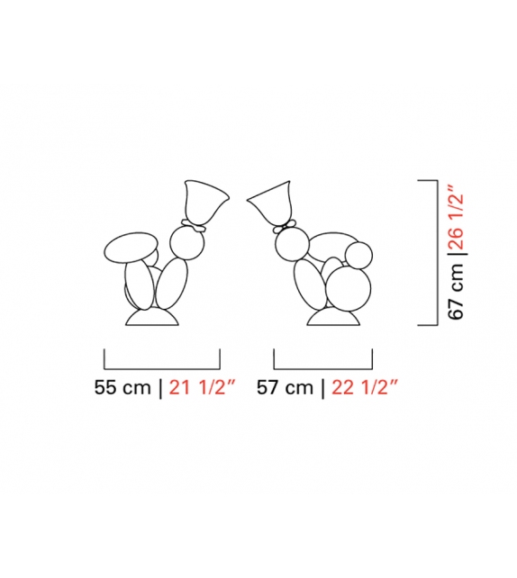 Perseus Barovier&Toso Lampe De Table