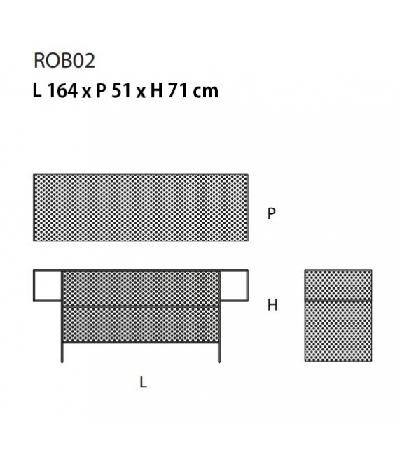 Robotin Glas Italia Kommode