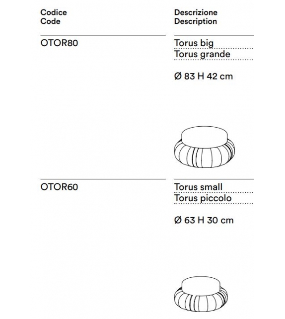 Torus Tacchini Ottoman
