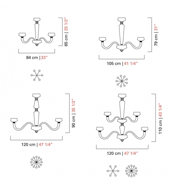 Chandelier Rosati Barovier&Toso