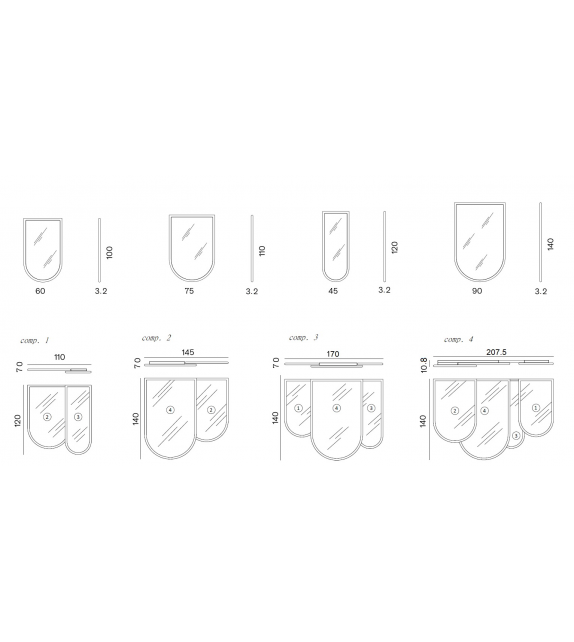 Grex Capodopera Espejo