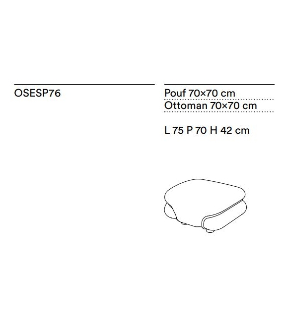 Sesann Tacchini Pouf