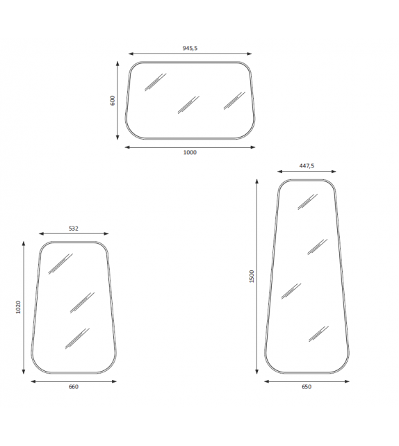 Belvedere Capodopera Espejo