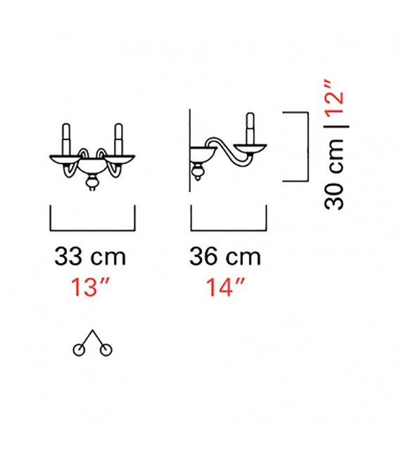 Palladiano Barovier & Toso Wall Lamp