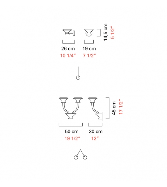 Vertigo Barovier & Toso Lampada da Parete