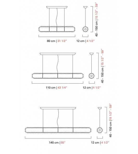 Opéra Barovier & Toso Lampada a Sospensione