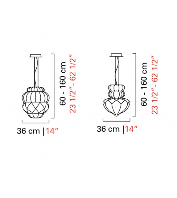 Vallonné Barovier & Toso Pendant Lamp