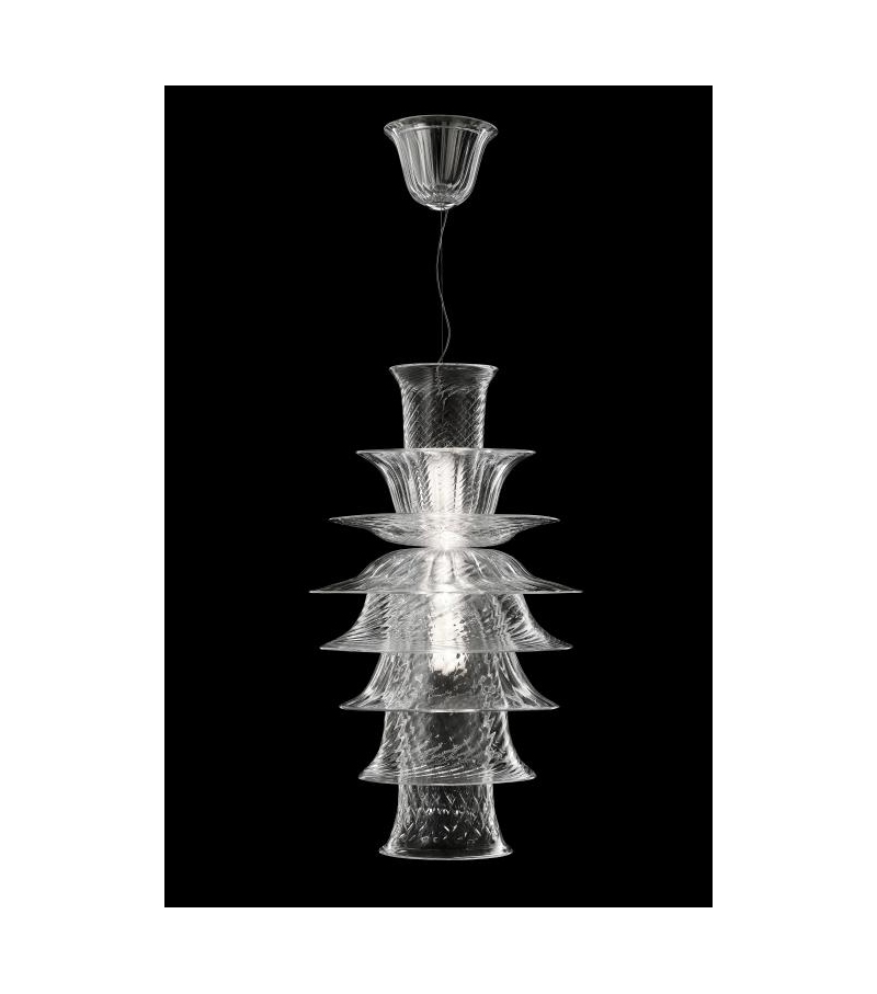 Vallonné Opale Barovier & Toso Lampada a Sospensione