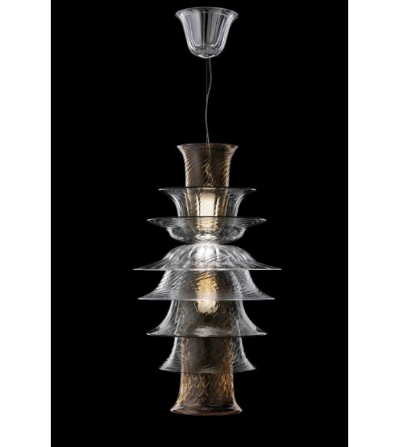 Vallonné Opale Barovier & Toso Lampada a Sospensione