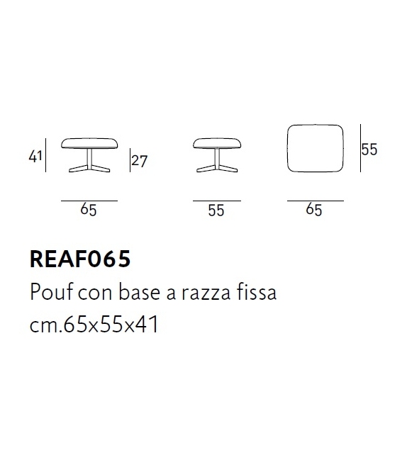 Reader Living Divani Footrest