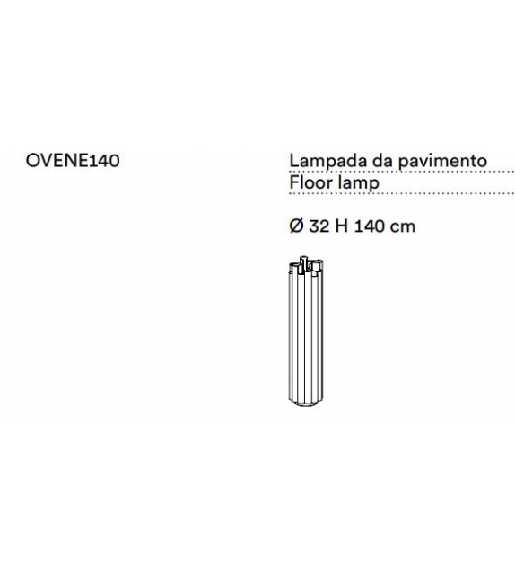 Vertical Nest Tacchini Floor Lamp