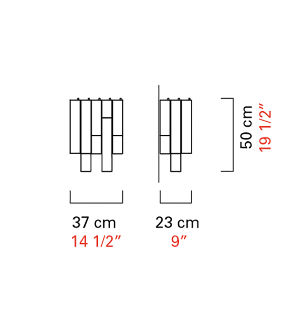 Empire Barovier & Toso Lampada da Parete
