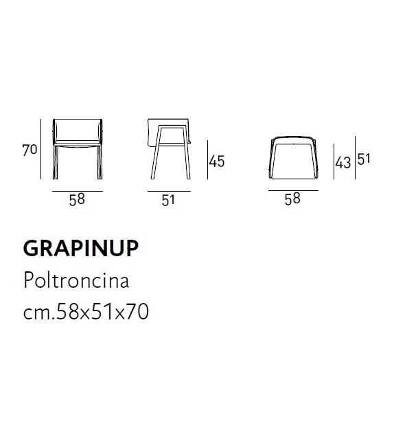 Pin-Up Grace Living Divani Poltroncina