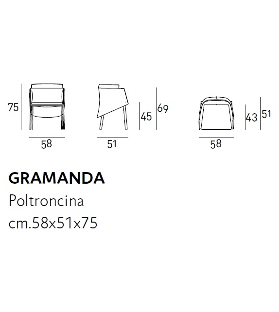 Mandarin Grace Living Divani Fauteuil