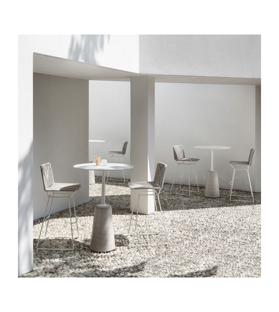 Neil Twist Stool MDF Italia Outdoor Taburete