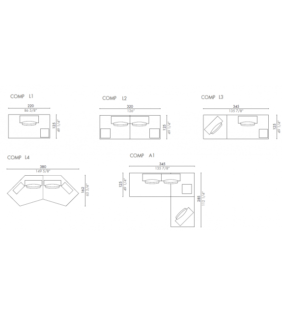 Monopoli Désirée Sofa