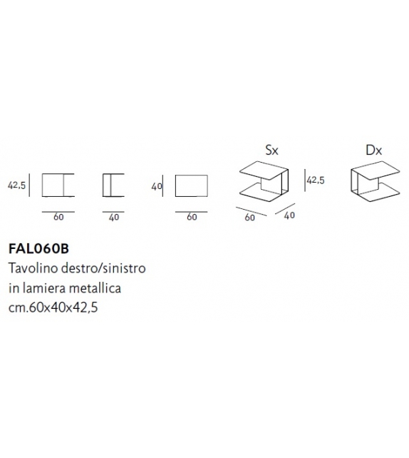 Family Lounge Living Divani Side Table