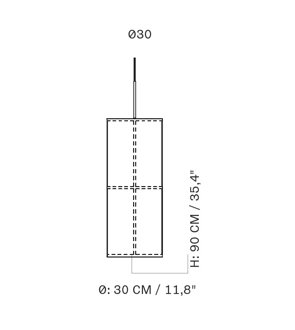 Hashira Menu Lampada a Sospensione