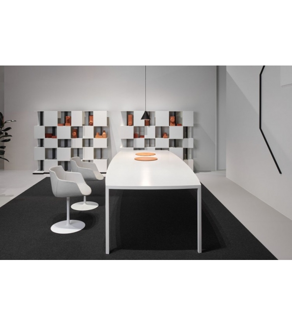 Tense Curve White MDF Italia Mesa