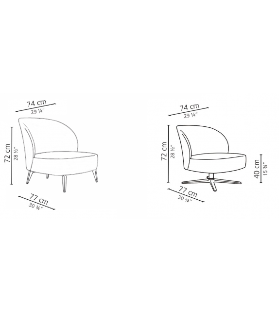 Dhora Slim Casamilano Poltrona
