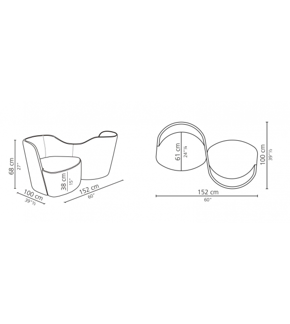 Vis à Vis Casamilano Fauteuil