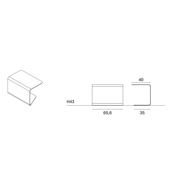 Cosy Low Table 1 MDF Italia Mesita