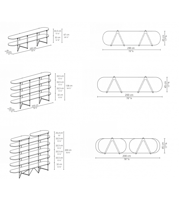 Boomerang Casamilano Bookshelf