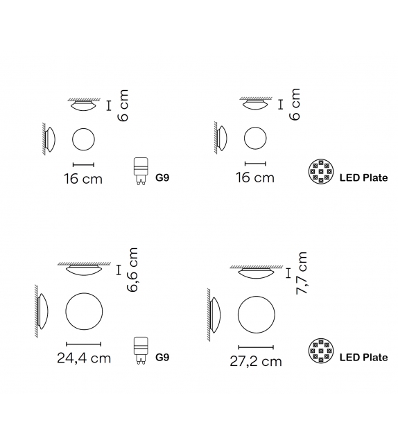 Puck Vibia Plafonnier