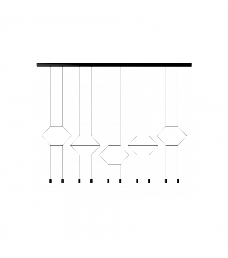 Wireflow Linear Vibia Hängeleuchte