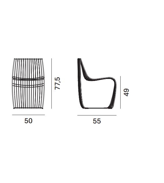 Sign Filo MDF Italia Silla