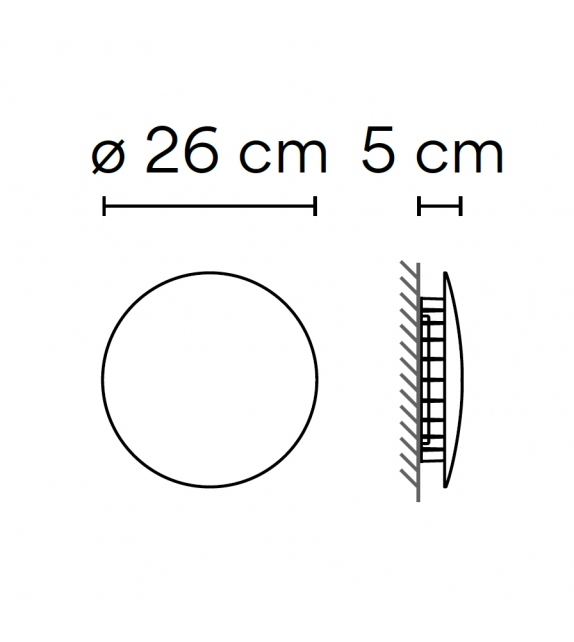 Meridiano Vibia Lámpara de Pared