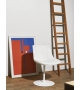 Flow Chair Sedia Imbottita su Stelo MDF Italia