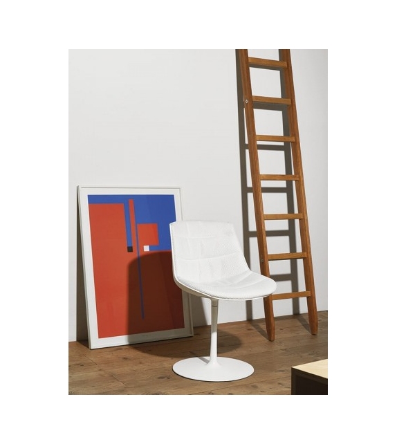 Flow Chair Polsterstuhl mit Tellerfuß MDF Italia
